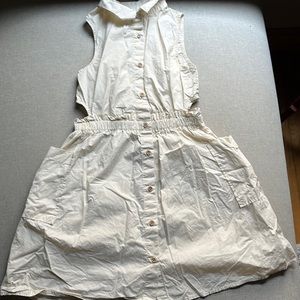 Pretty kids cream white dress